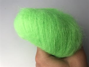 Angel by permin silk mohair - neon grøn